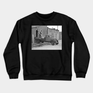 Grain Delivery Truck, 1937. Vintage Photo Crewneck Sweatshirt